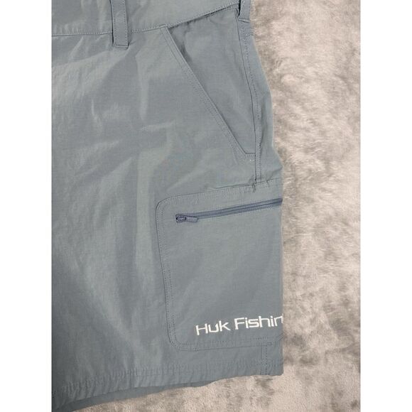 Huk Shorts Mens 3XL Blue Performance Fishing - Picture 3 of 13